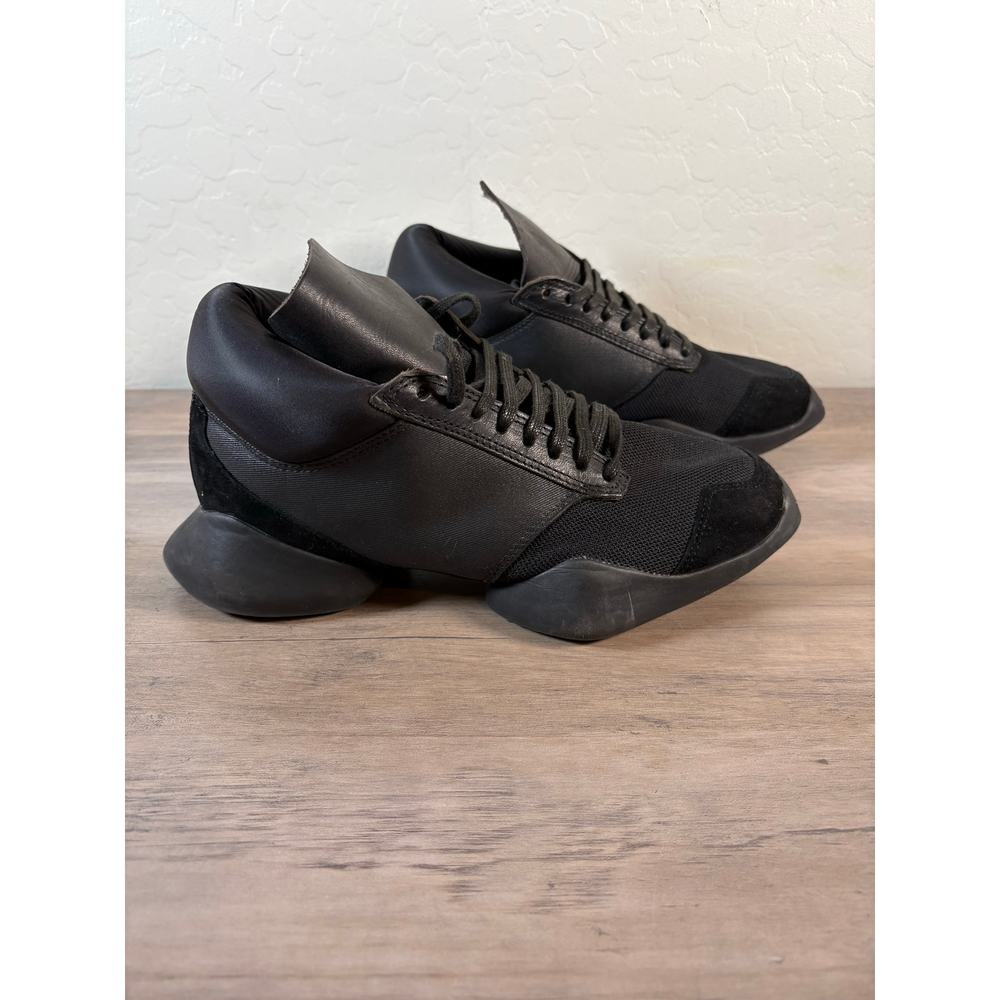Rick‎ Owens x Adidas Men's Runner Shoes All Black Size 6 US 5.5 UK EUC